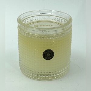Aromatique The Smell of‎ Spring Textured Glass 5.5 oz Scented Jar Candle NWT